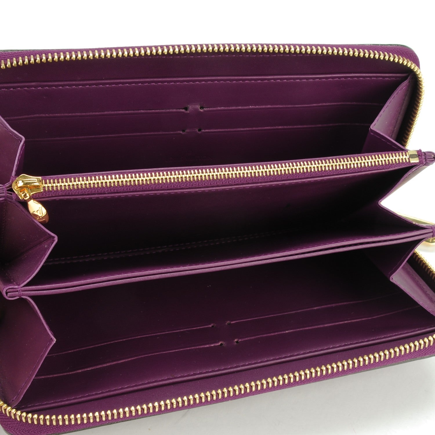 Louis Vuitton Vernis Zippy Wallet Amethyste 5 of 7