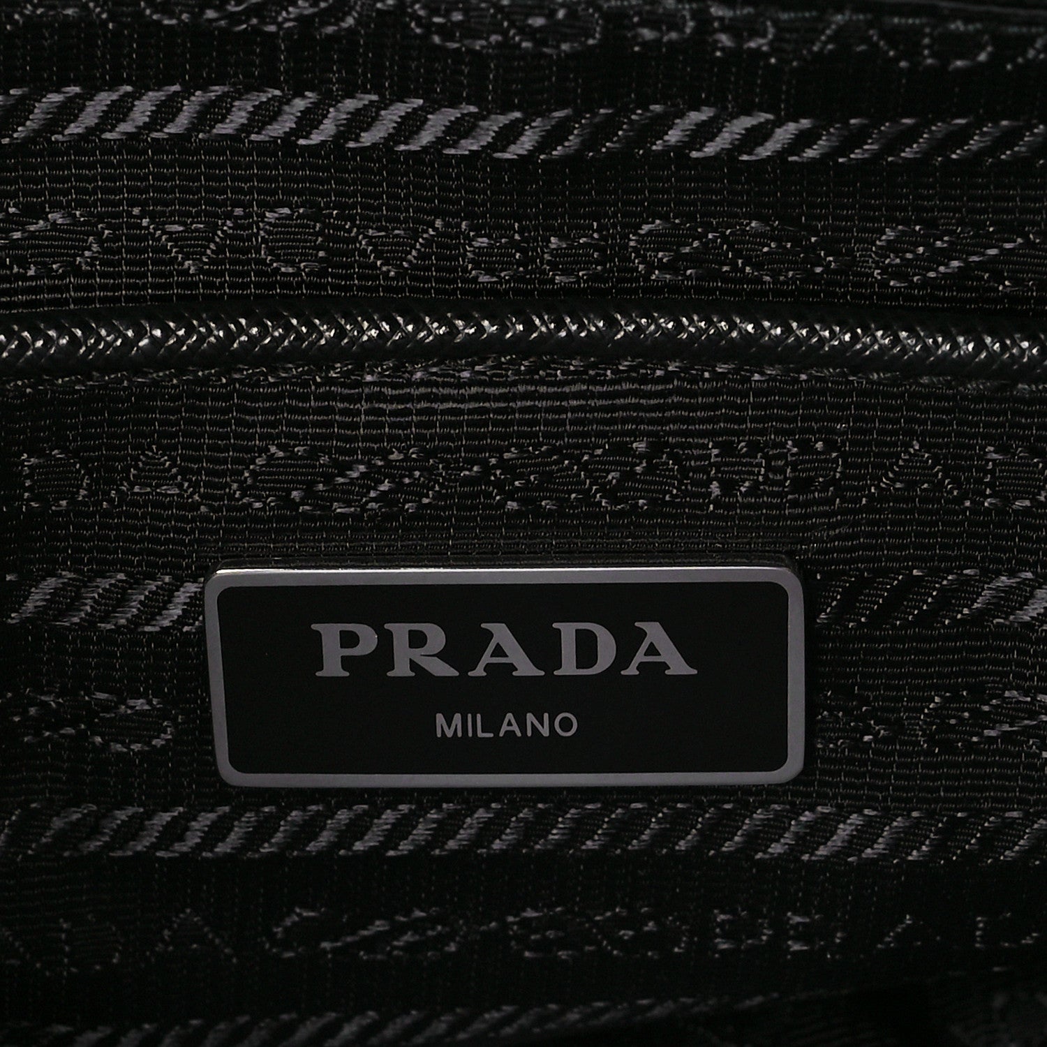 Prada Tessuto Nylon Saffiano Small Backpack Black 5 of 7