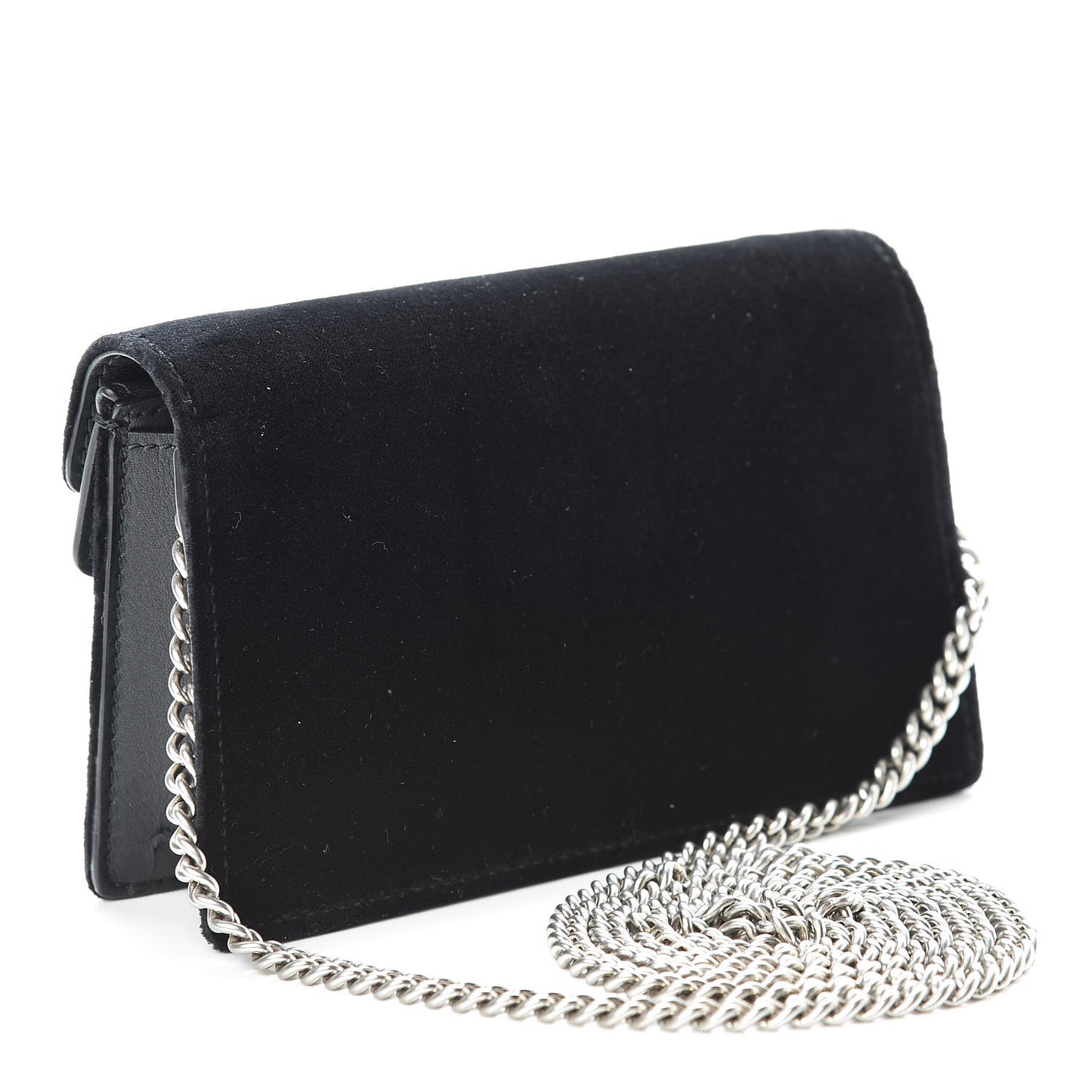 Velvet Super Mini Dionysus Shoulder Bag Black