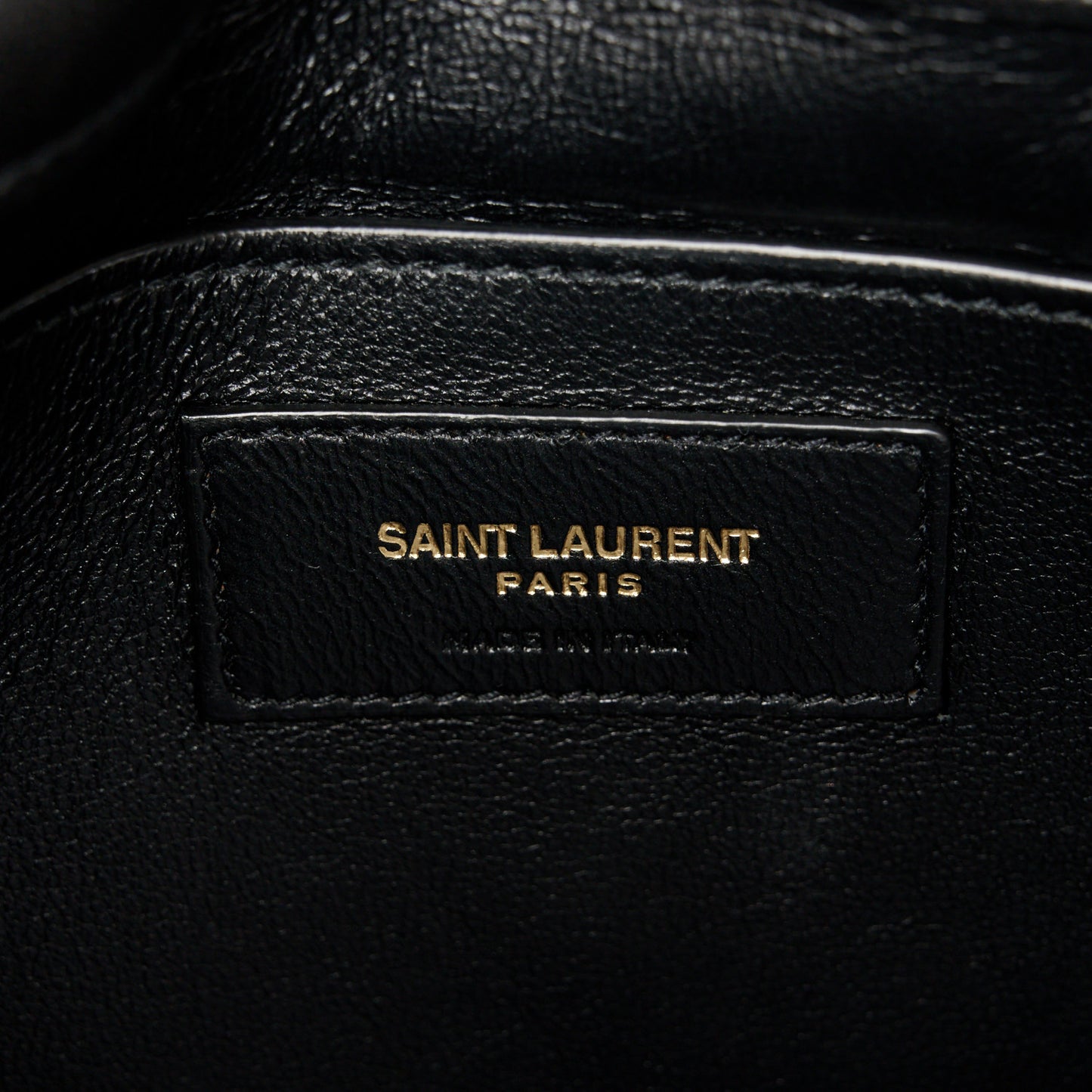 Lambskin Quilted Monogram Medium Solferino Satchel Black