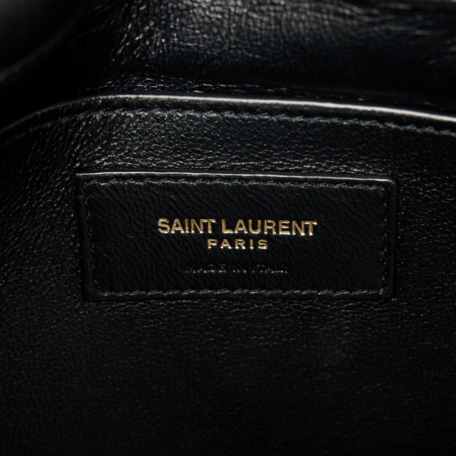 Saint Laurent Lambskin Quilted Monogram Medium Solferino Satchel Black 6 of 11