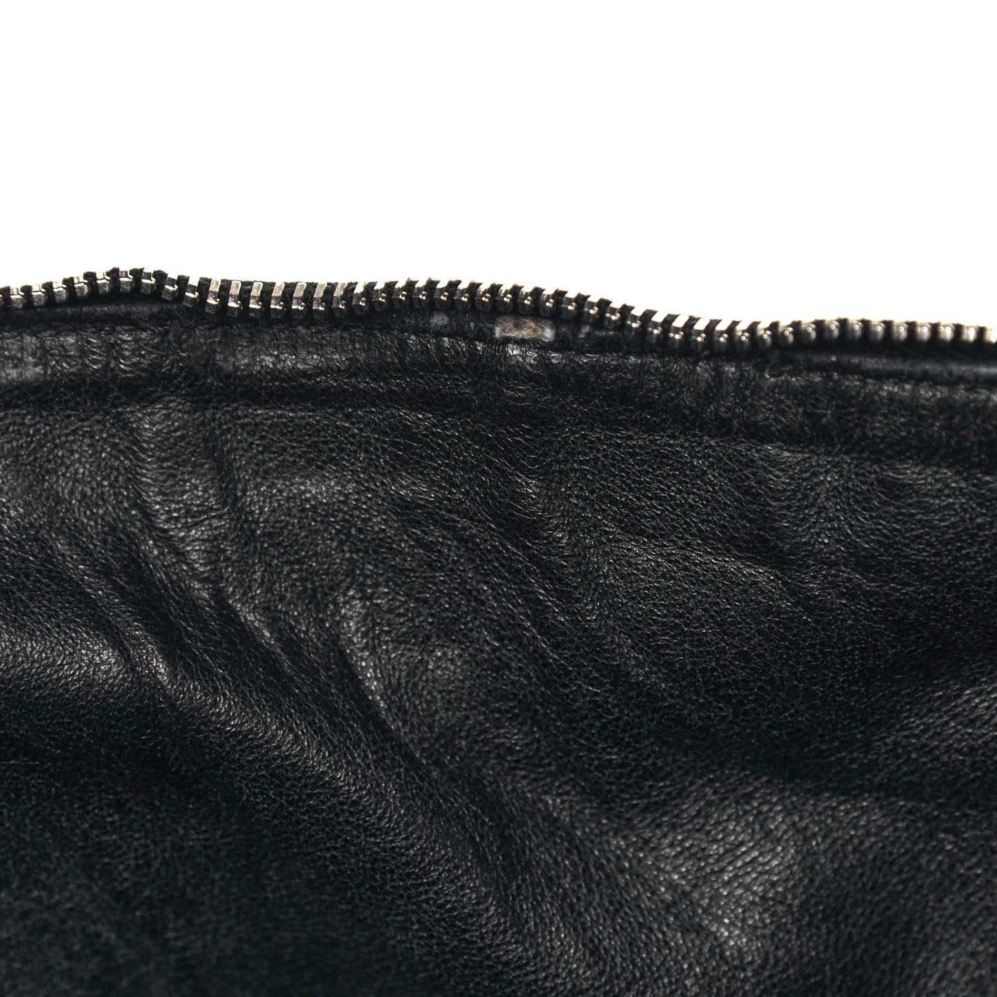 Calfskin Modern Chain Hobo Black