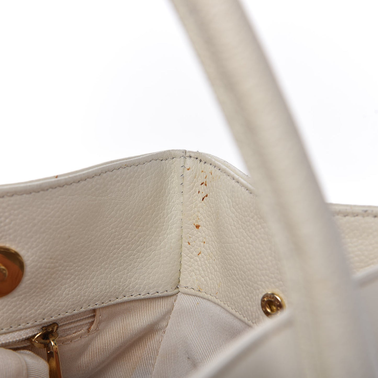 Caviar Cerf Executive Shopper Tote White