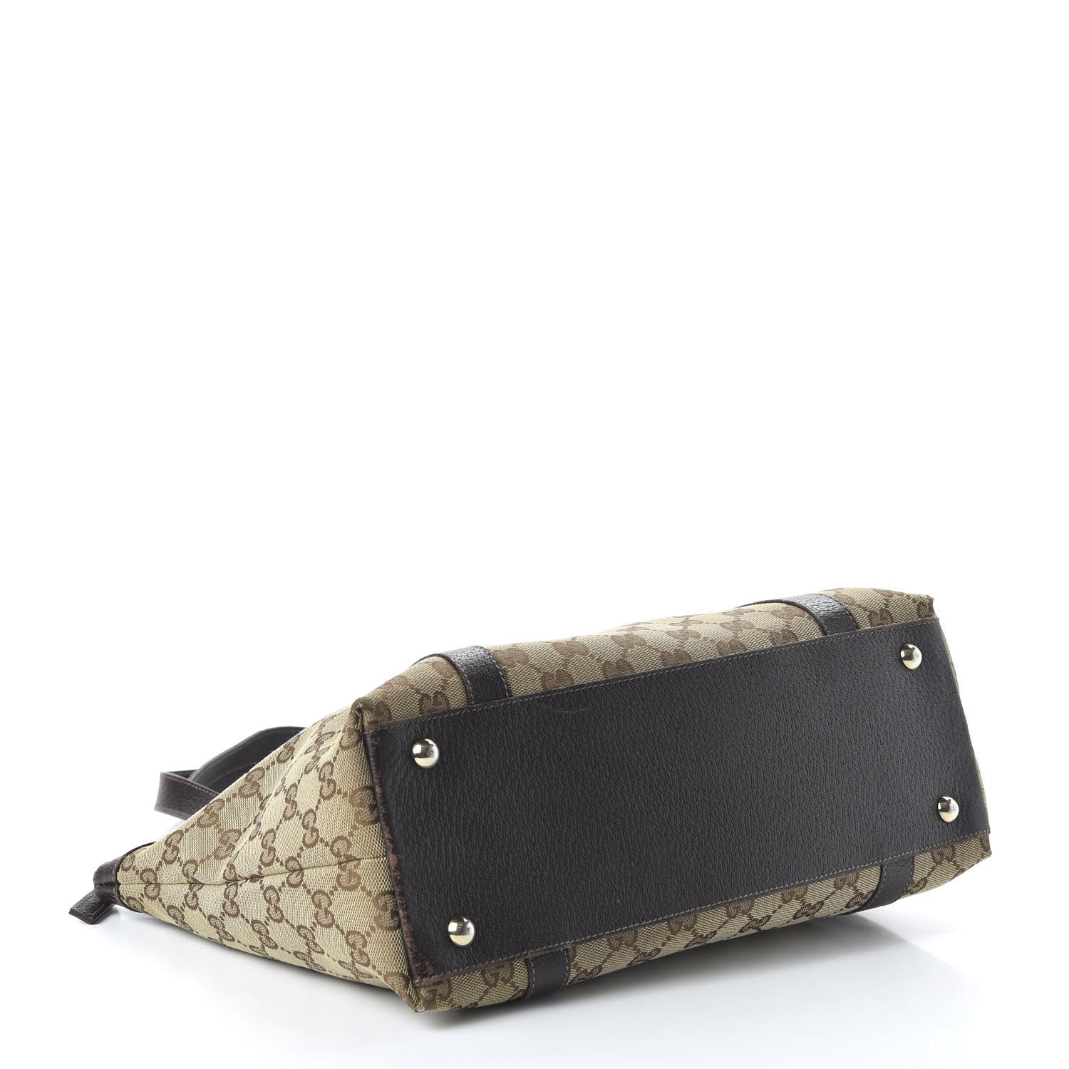 Gucci Monogram Medium Abbey Tote Dark Brown 3 of 11