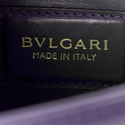 Bulgari Calfskin Serpenti Forever Shoulder Bag Purple 7 of 13