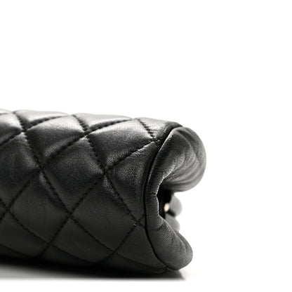 Chanel Lambskin Quilted Timeless Clutch Black 10 of 13