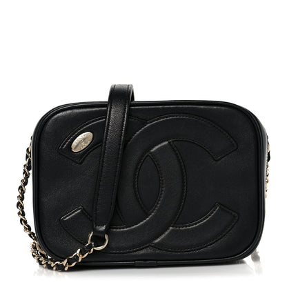 Chanel Calfskin CC Mania Camera Case Black 1 of 10