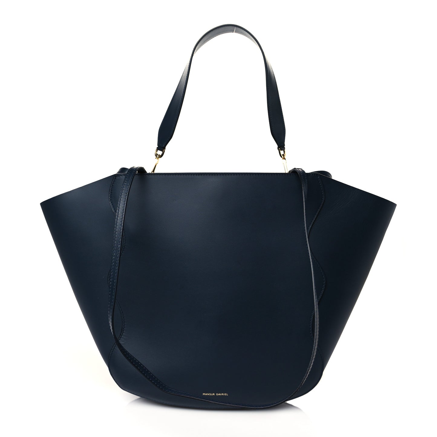 Calfskin Mini Ocean Tote Blue