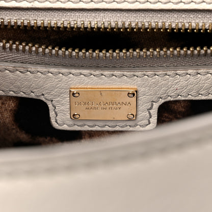 Dolce & Gabbana Dauphine Medium Miss Sicily Satchel White 5 of 15