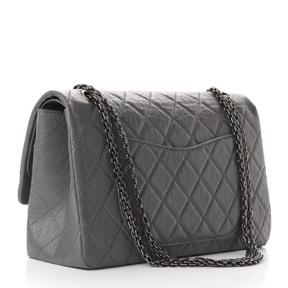 Chanel Aged Calfskin Quilted 2.55 Reissue 227 Flap Grey 3 of 10