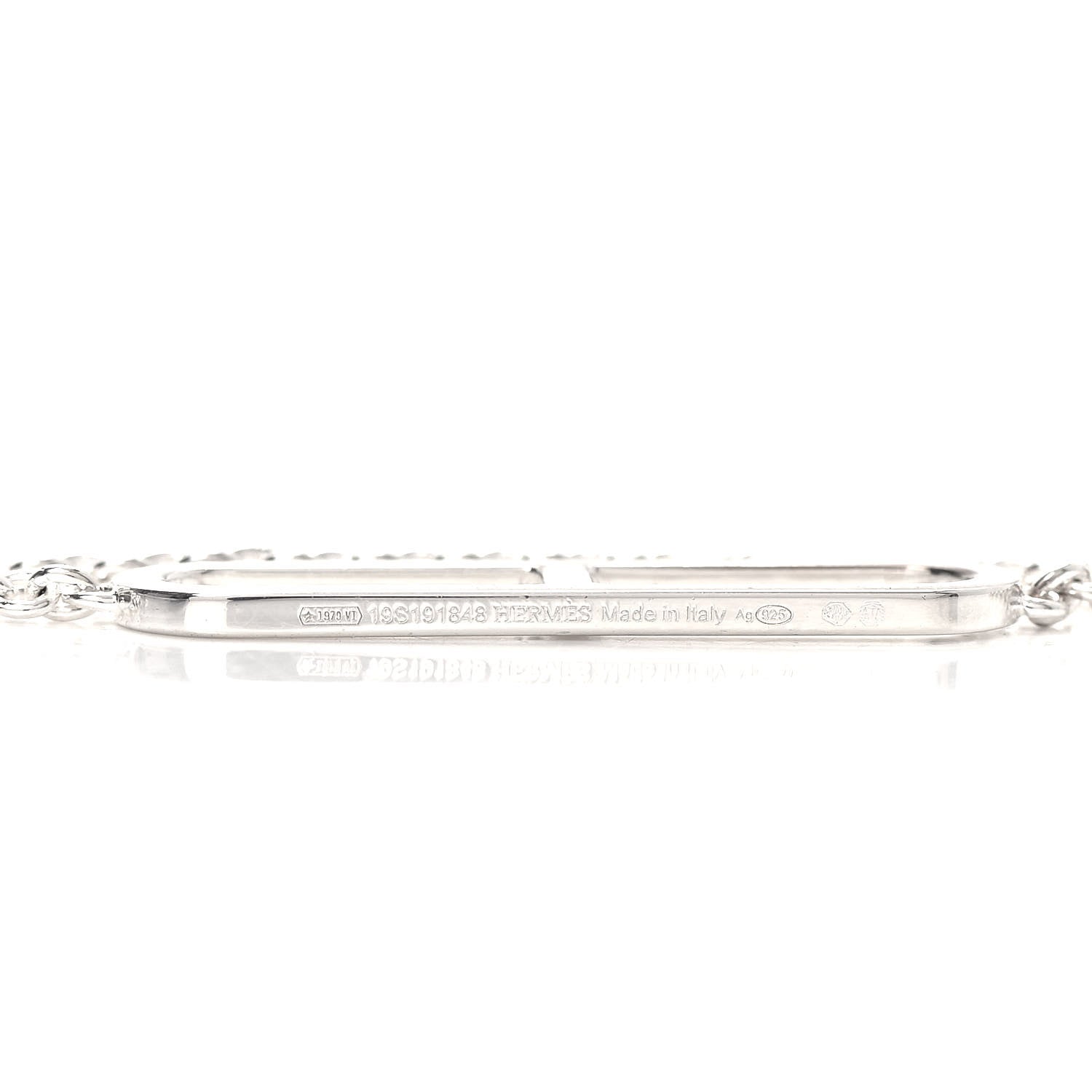 Hermes Sterling Silver Ever Chaine d'Ancre Long Lariat Necklace 4 of 6