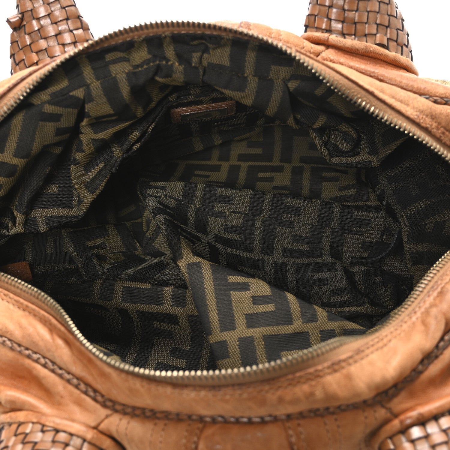 Fendi Nappa Nuvolata Spy Bowler Naturale Oro 1823114 – FASHIONPHILE