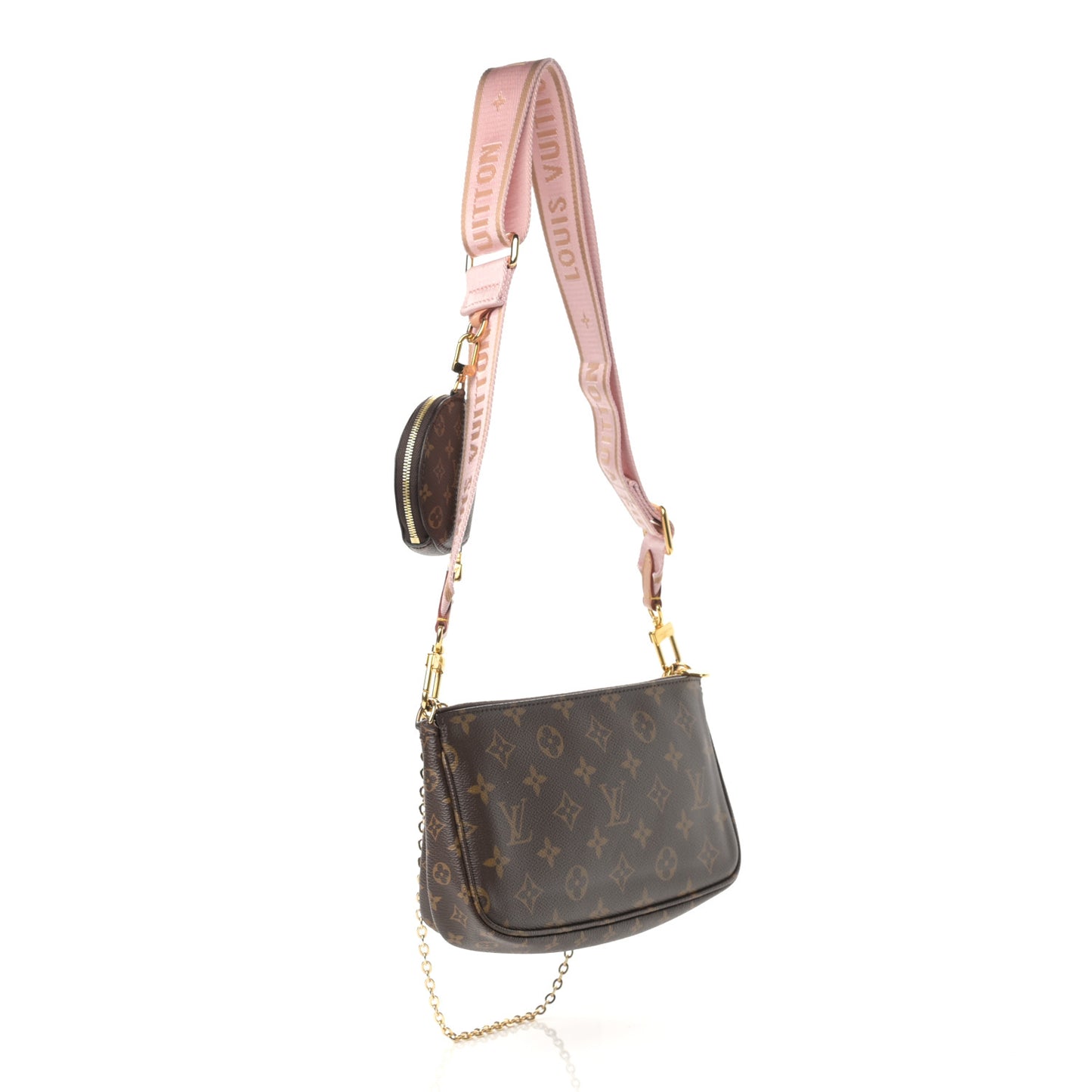 Monogram Multi Pochette Accessories Rose Clair