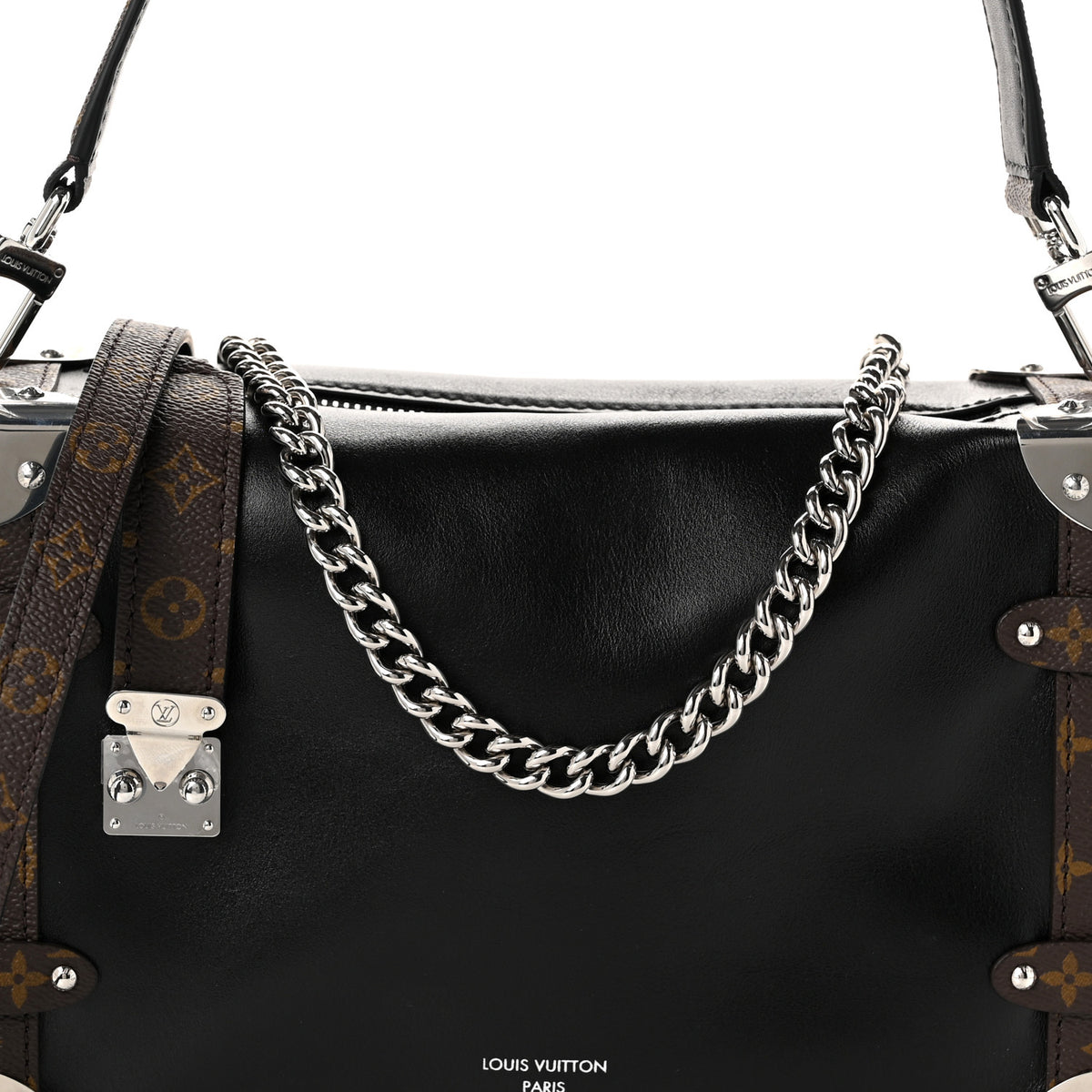Calfskin Side Trunk Vibe MM Black
