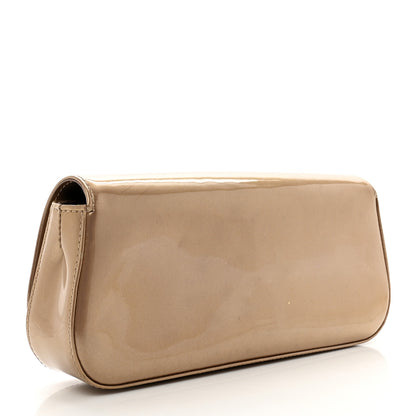 Louis Vuitton Patent Sobe Clutch Beige Poudre 3 of 8