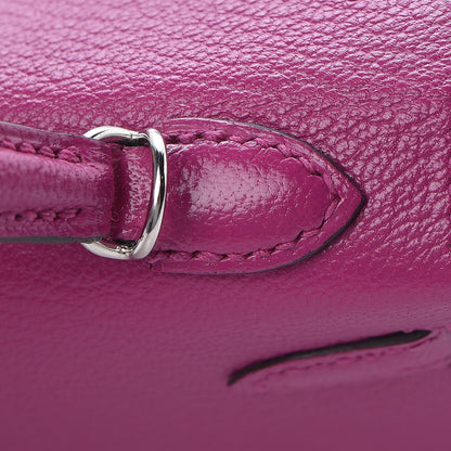 Hermes Chevre Mysore Mini Kelly Sellier 20 Rose Pourpre 22 of 28