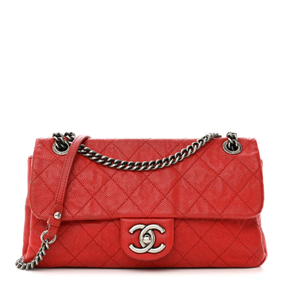 Chanel Caviar Quilted Medium Simply CC Flap Red 1 of 13