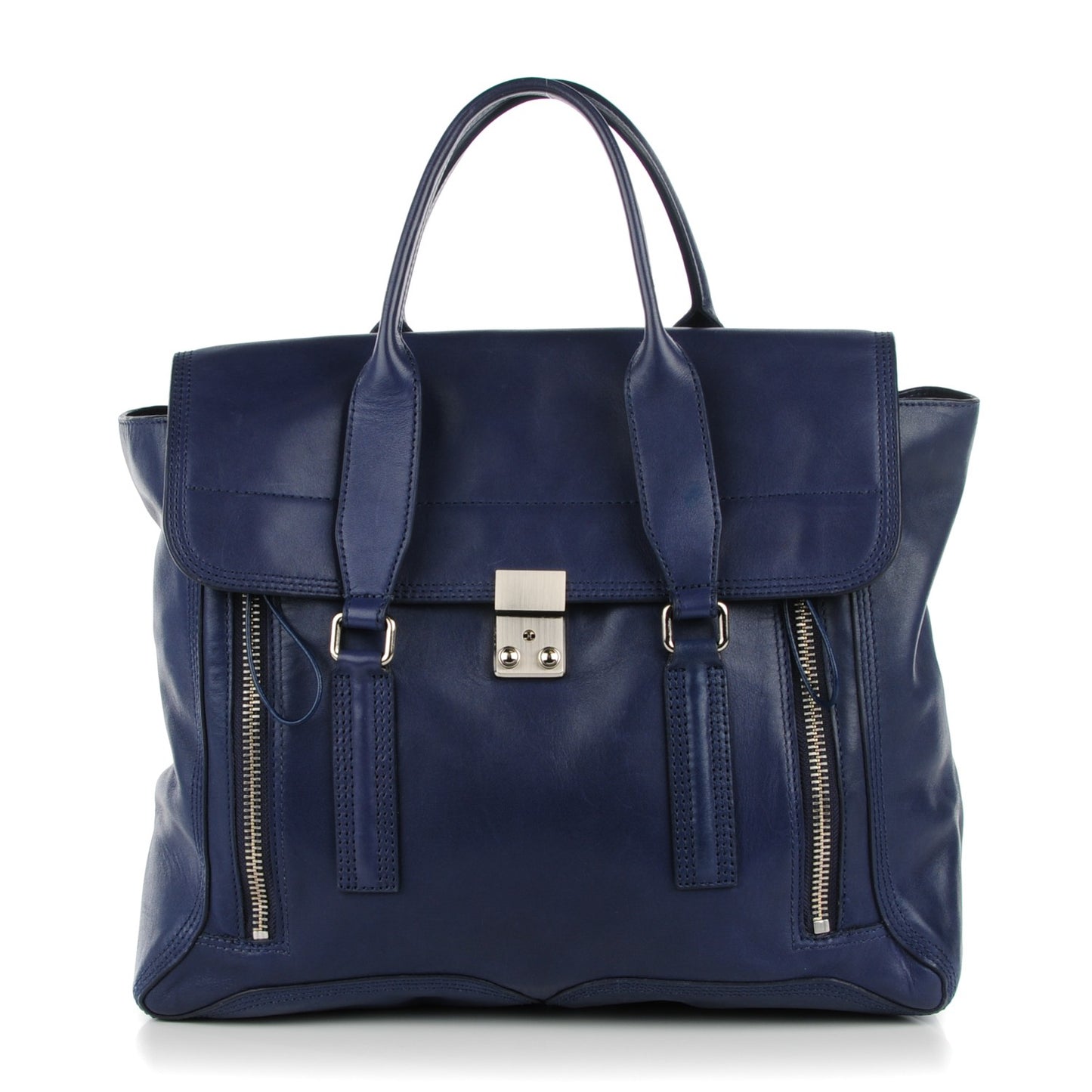 3.1 Smooth Calfskin Large Pashli Satchel Ink