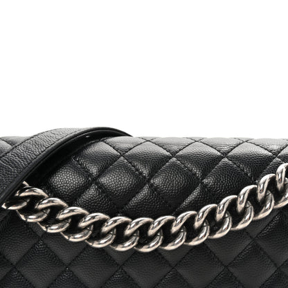 Chanel Caviar Quilted Medium Boy Flap Black 8 of 10