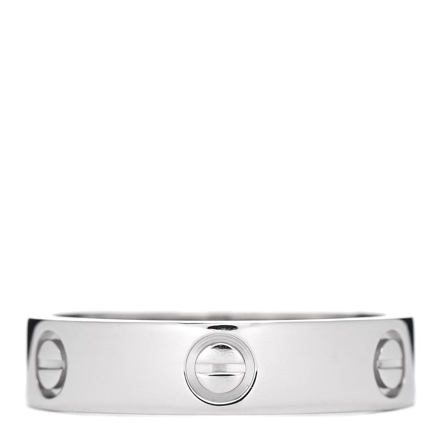 Platinum 5.5mm LOVE Ring 64 10.75