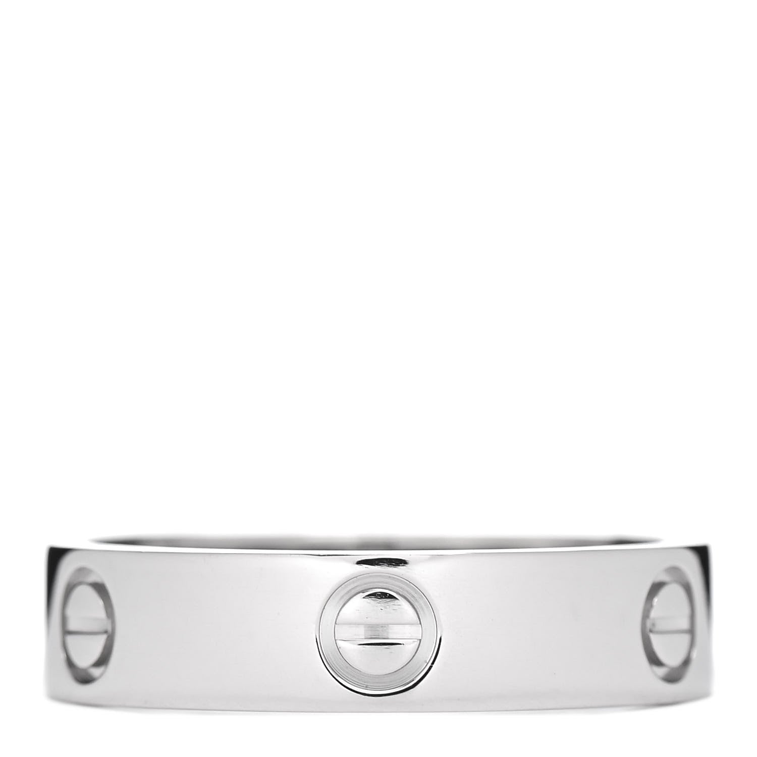 Cartier Platinum 5.5mm LOVE Ring 64 10.75 1 of 4