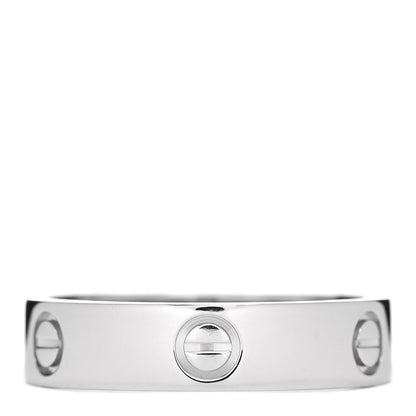 Cartier Platinum 5.5mm LOVE Ring 64 10.75 1 of 4