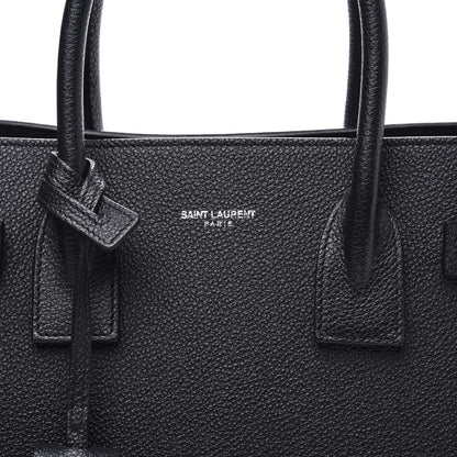 Saint Laurent Grained Calfskin Baby Sac De Jour Black 11 of 11