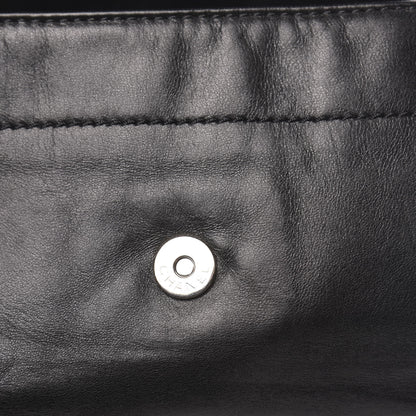 Chanel Lambskin Lax Accordion Flap Black 9 of 14
