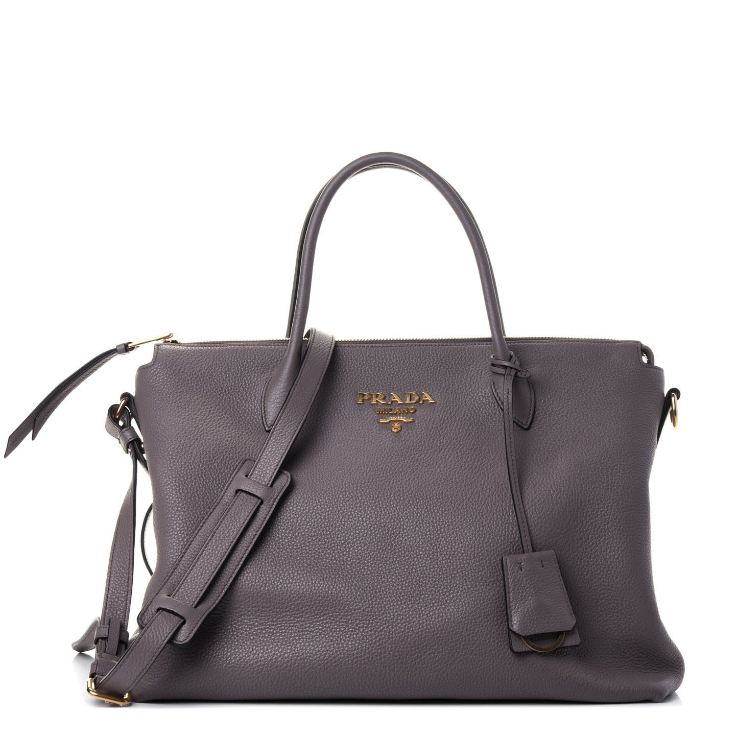 Vitello Daino Shoulder Bag Argilla