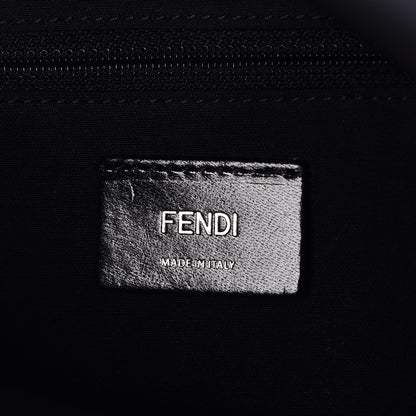 Fendi Nylon Vitello Fox Goat Fur Monster Eyes Mini Backpack Black Multicolor Sky 6 of 7
