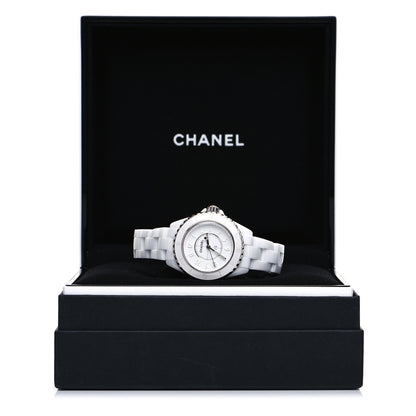 Chanel Stainless Steel Ceramic 33mm J12 Phantom Quartz Watch White 5 of 5