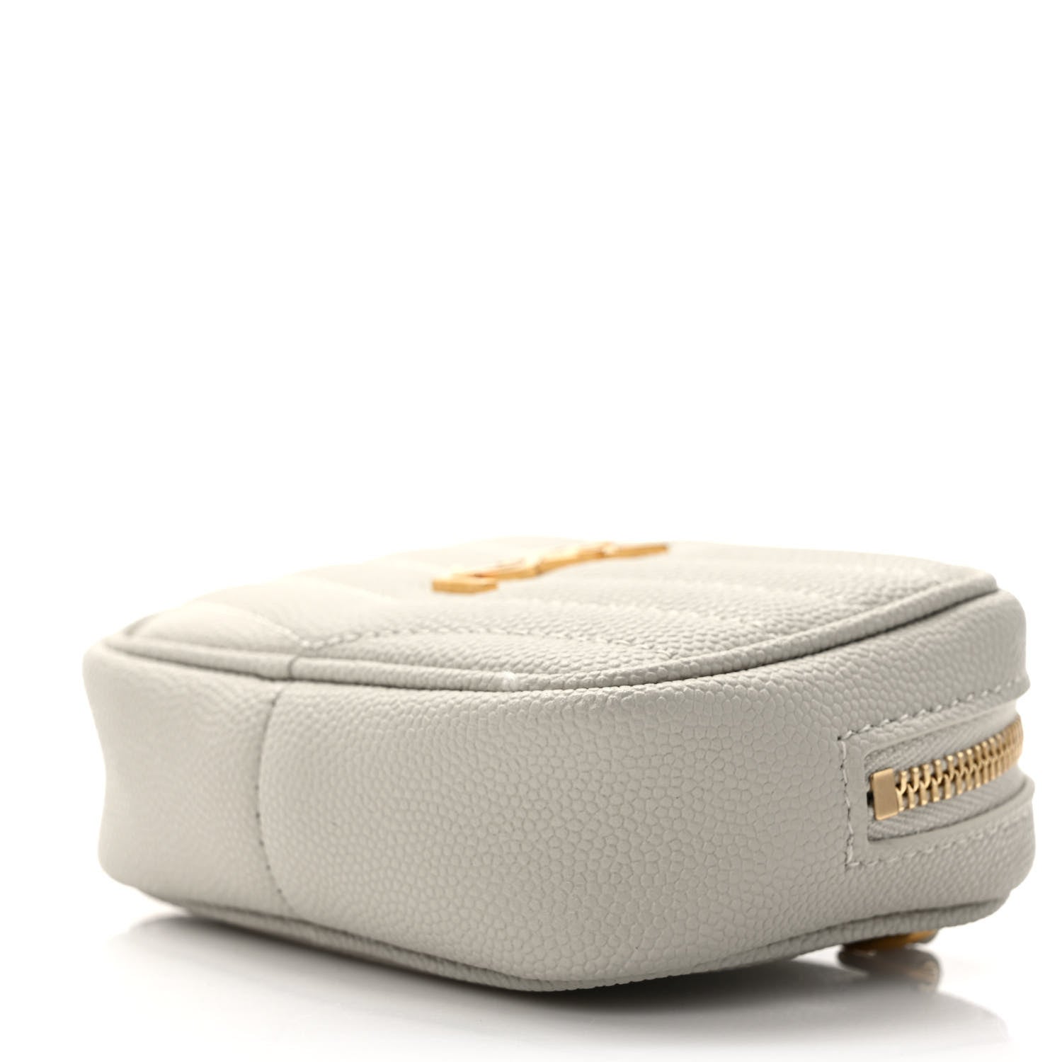 Saint Laurent Grain De Poudre Matelasse Monogram Baby Lou Camera Bag Crema Soft 8 of 9