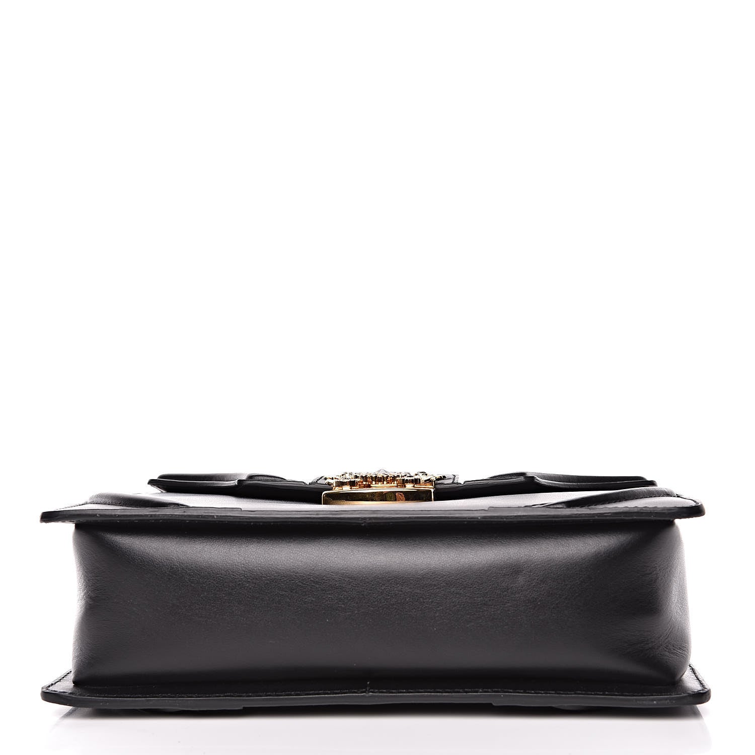 Alexander McQueen Calfskin Flower Top Handle Black 13 of 13