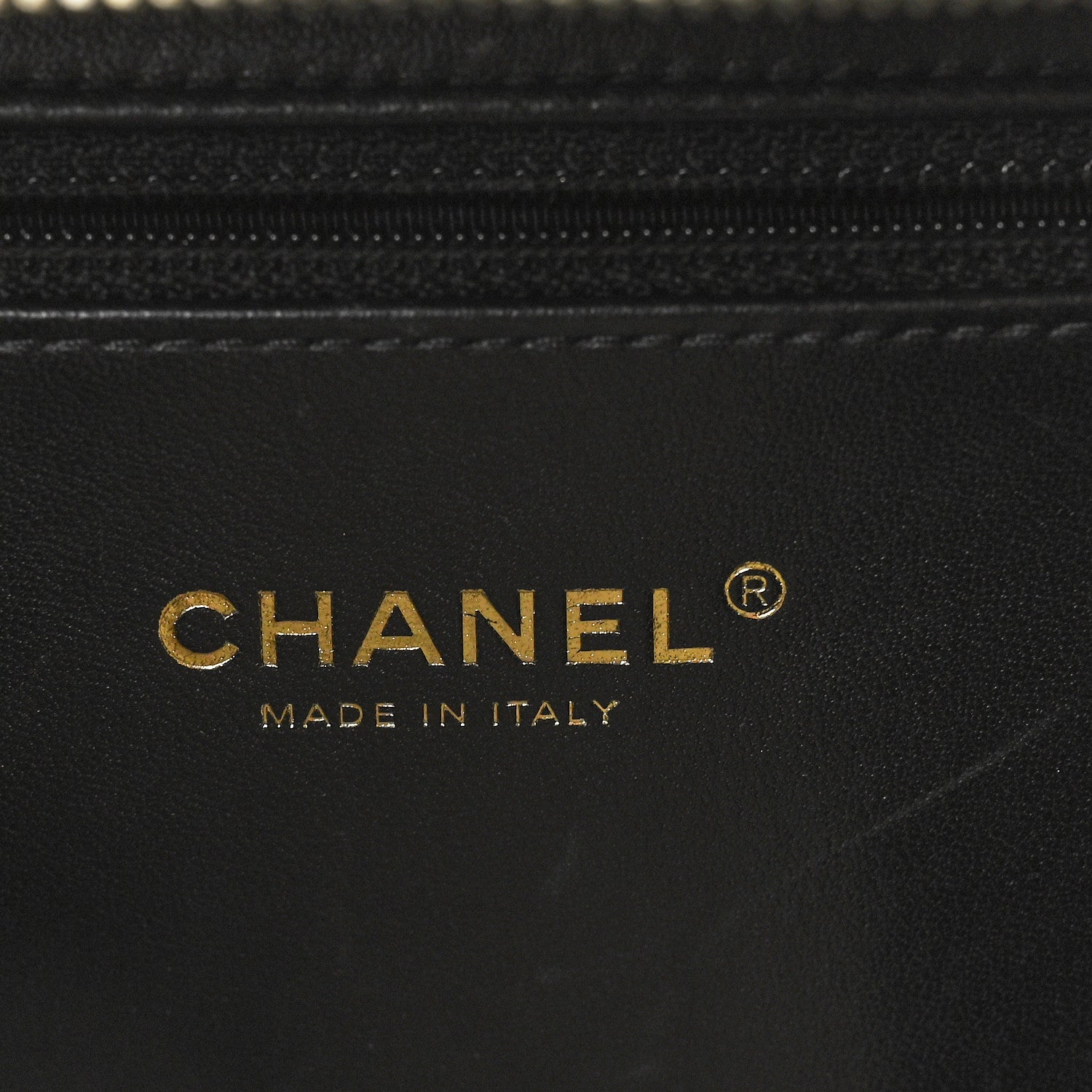 Chanel Caviar Quilted Large CC Filigree Vanity Case Black 7 of 13
