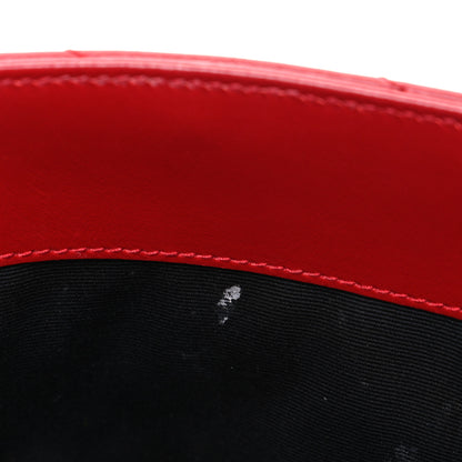 Saint Laurent Calfskin Y Quilted Monogram Medium Loulou Chain Satchel Rouge Eros 11 of 11