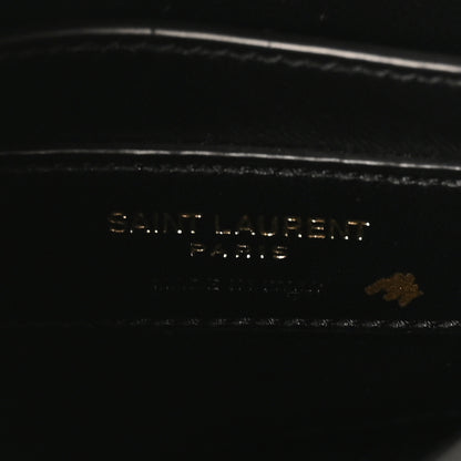 Saint Laurent Patent Calfskin Mini Rendez-Vous Hobo Black 5 of 8