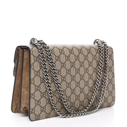 Gucci GG Supreme Monogram Small Dionysus Shoulder Bag Taupe 2 of 11