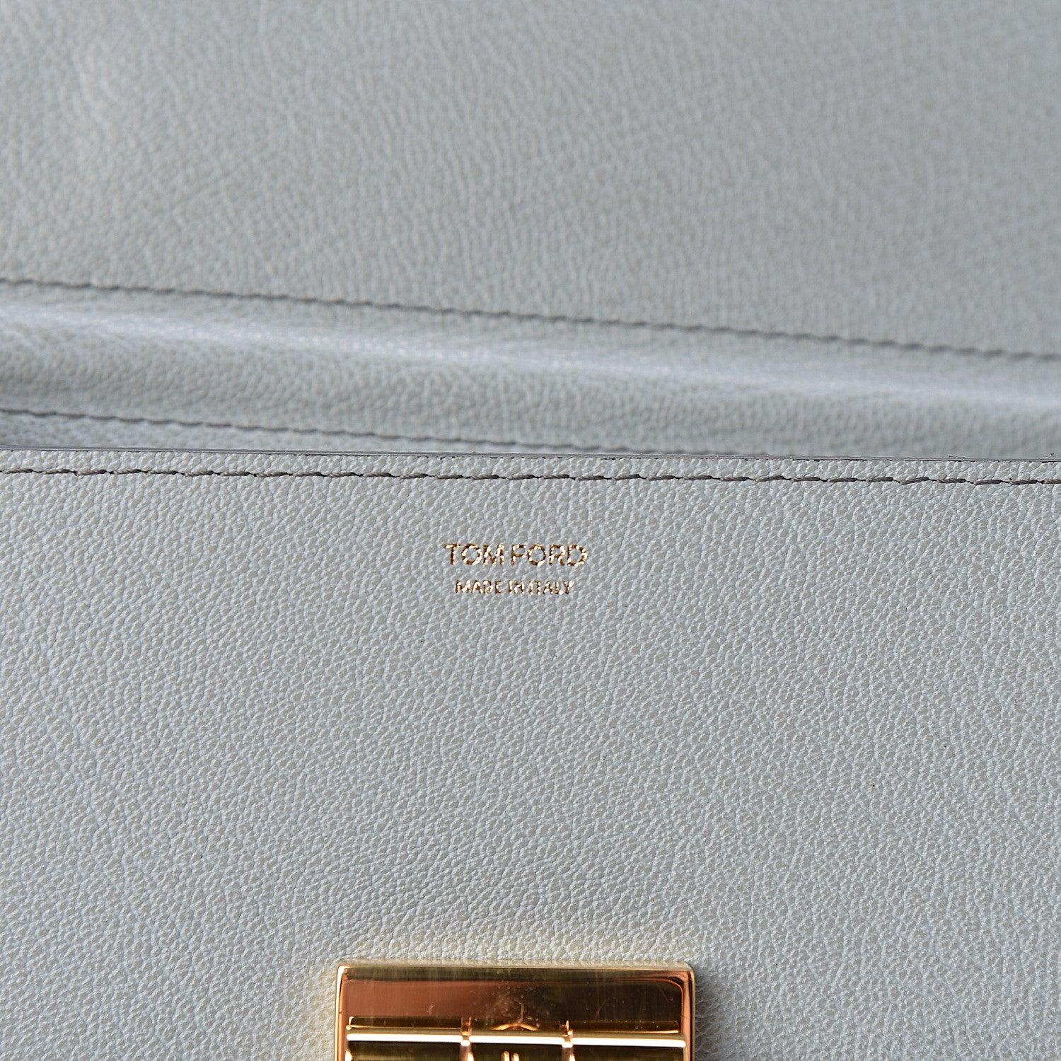 Tom Ford Calfskin Natalia Wallet On Chain Light Blue 6 of 14