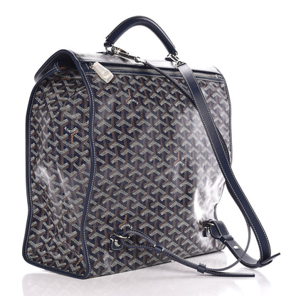 Goyard Goyardine Saint Leger Soft Briefcase Backpack Navy 3 of 9