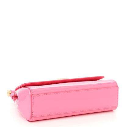 Dolce & Gabbana Patent Small Miss Sicily Satchel Pink 4 of 9
