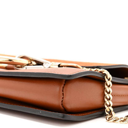 Chloe Suede Calfskin Small Faye Shoulder Bag Tobacco 10 of 10