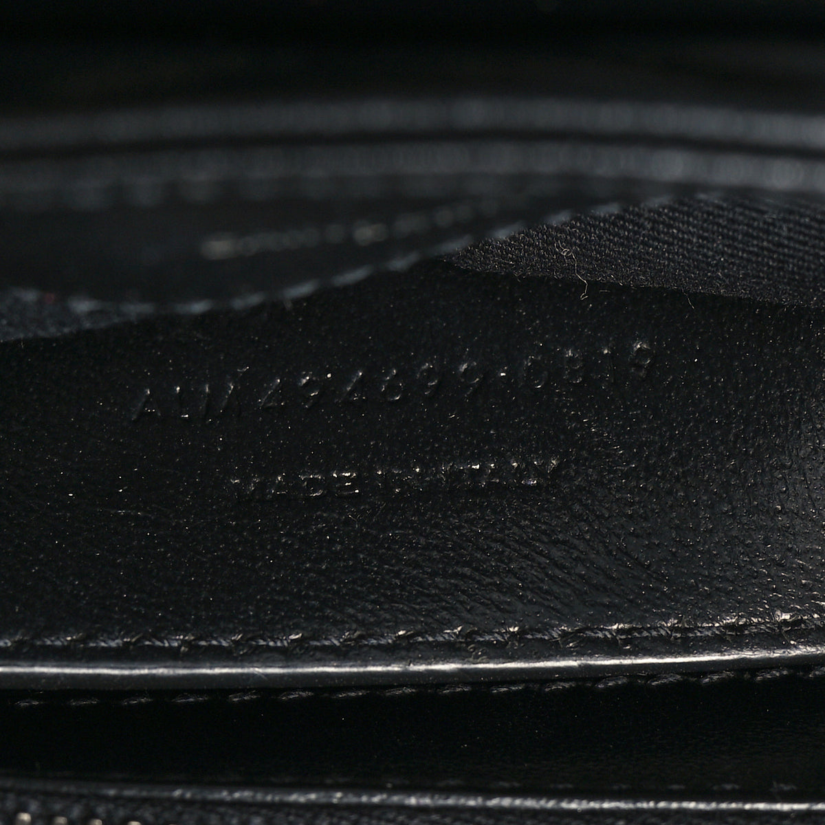 Saint Laurent Calfskin Y Quilted Monogram Small Loulou Chain Satchel Black 7 of 10