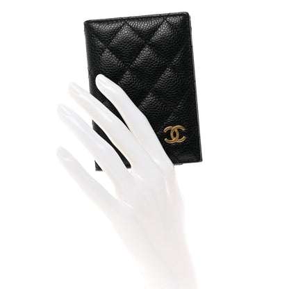Chanel Caviar Quilted Card Holder Wallet Black 2 of 8