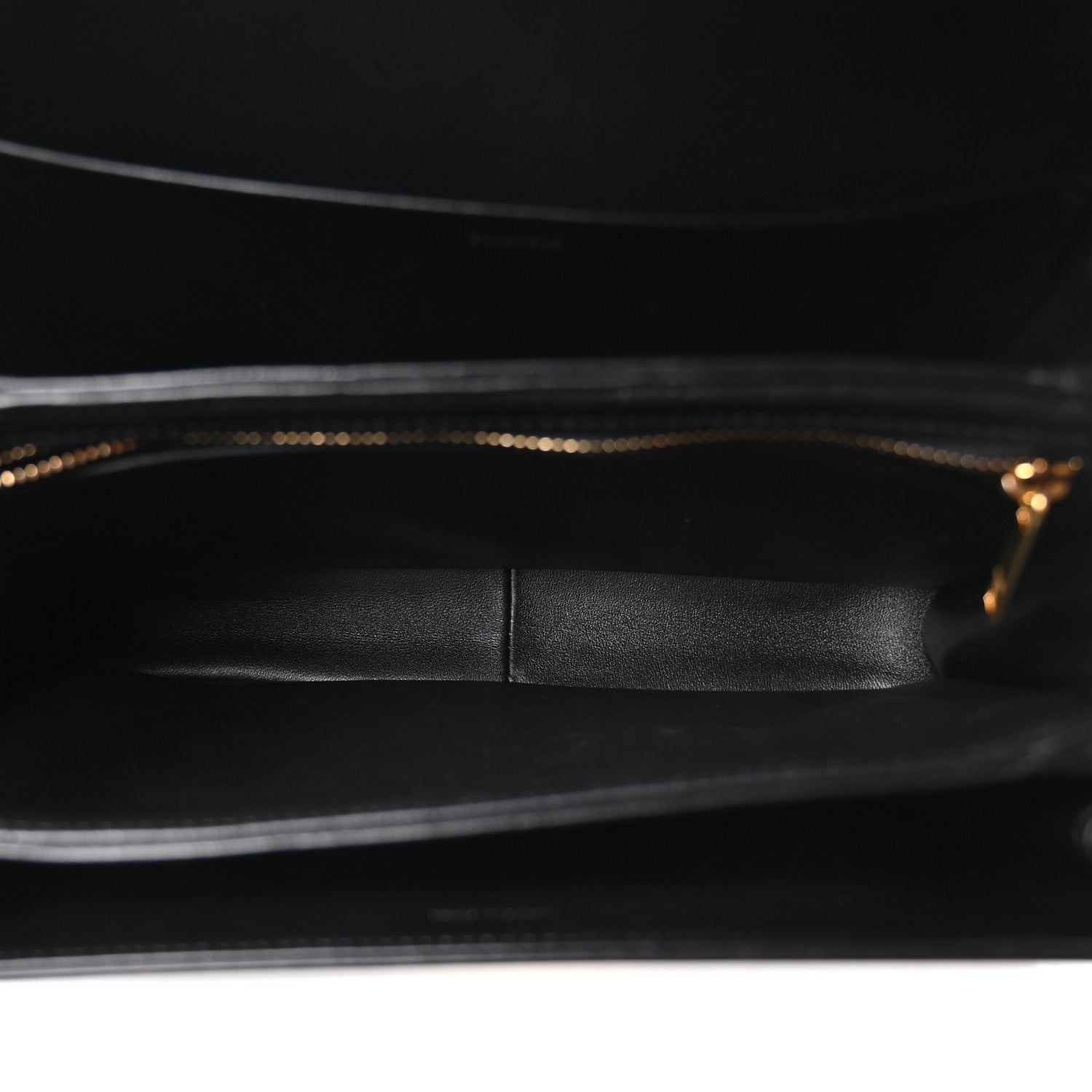 Celine Shiny Calfskin Medium Triomphe Black 5 of 11