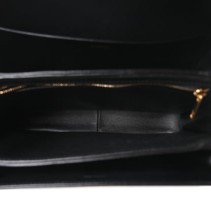 Celine Shiny Calfskin Medium Triomphe Black 5 of 11