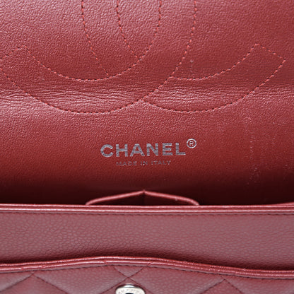 Chanel Caviar Quilted Jumbo Double Flap Dark Red 7 of 12