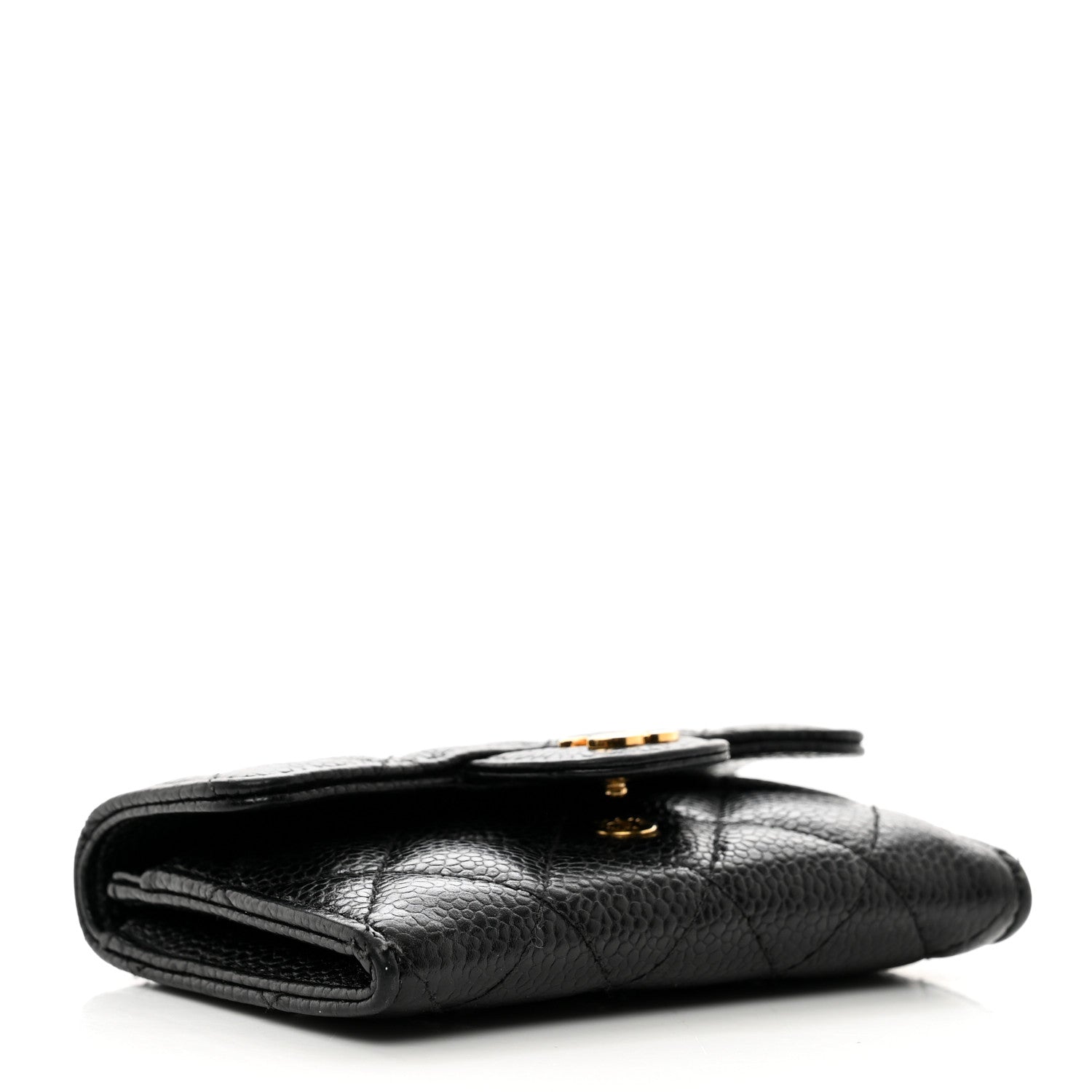 Chanel Caviar Quilted Flap Card Holder Black 4 of 9