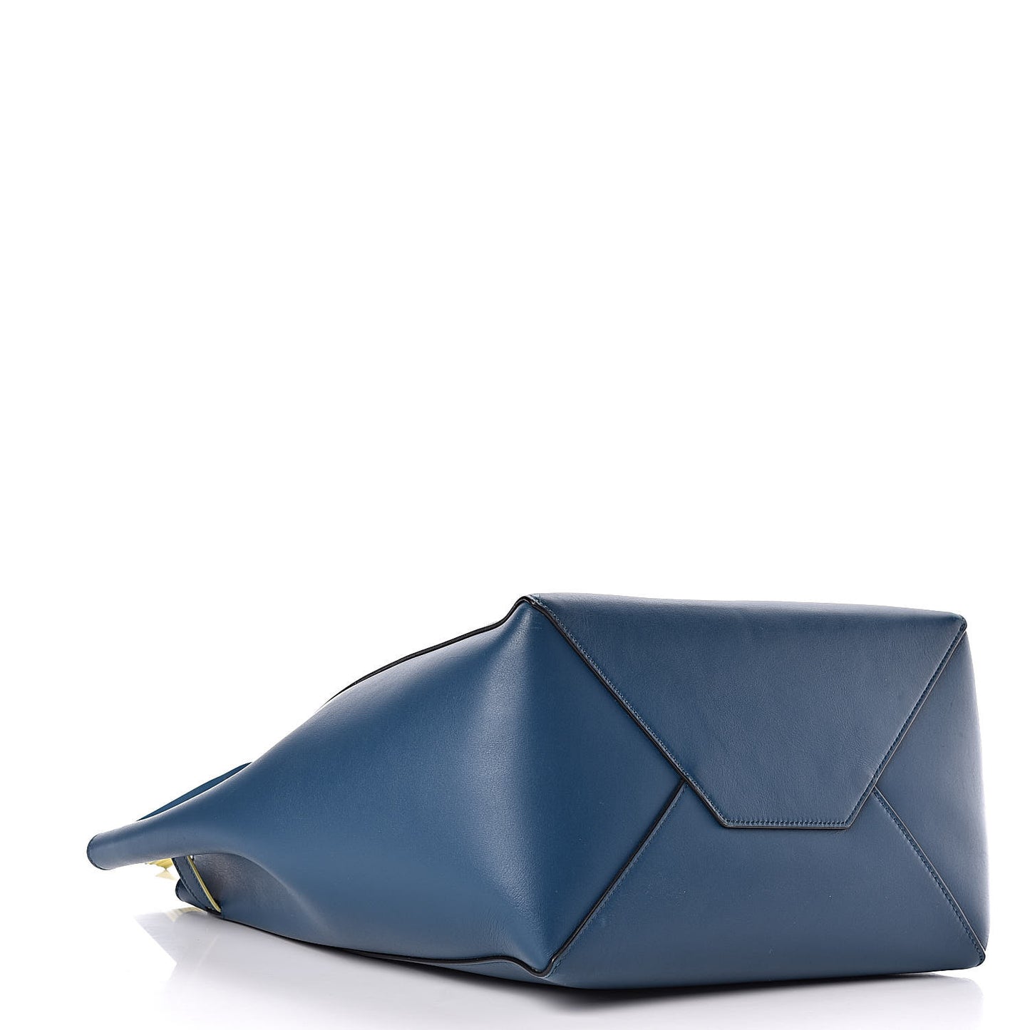 Smooth Calfskin Small Tassel Cabas Phantom Deep Blue