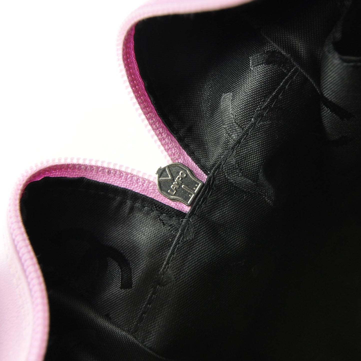 Calfskin Quilted Large Cambon Bowler Pink Black