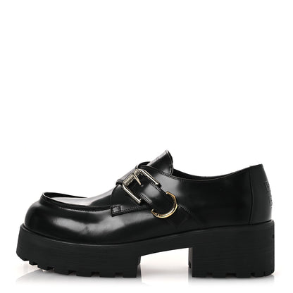 Givenchy Calfskin Voyou Monk Loafers 39  Black 1 of 12